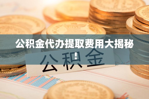 宁国公积金代办提取费用大揭秘！